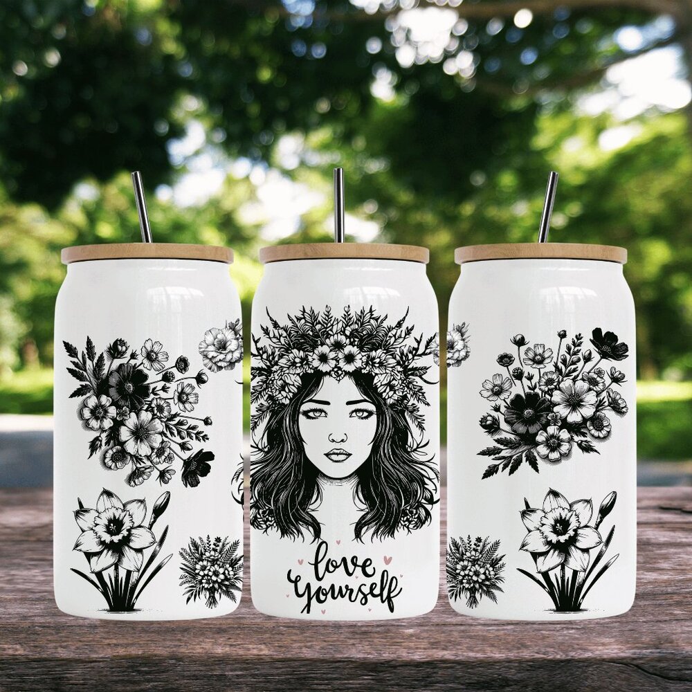 16 oz CAN TUMBLER WITH BAMBOO LID